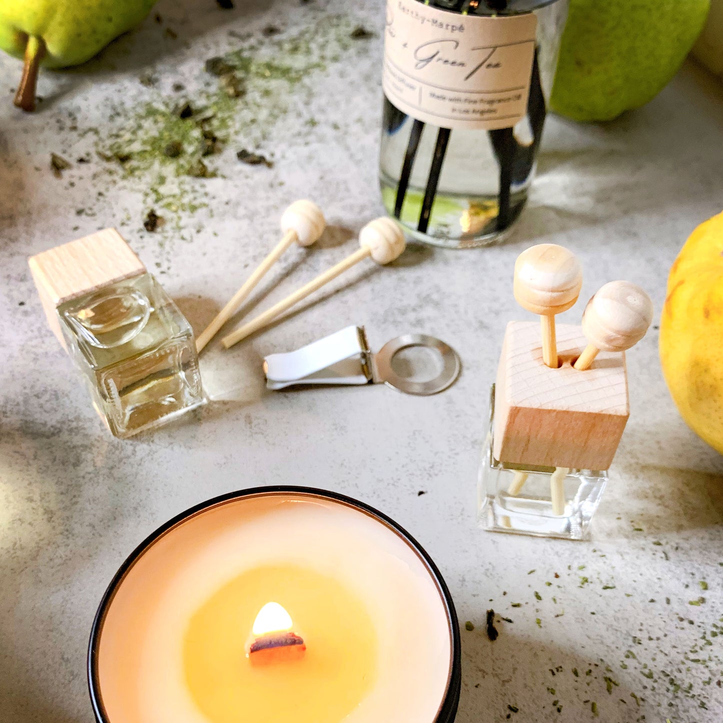 Pear Green Tea Car Diffuser