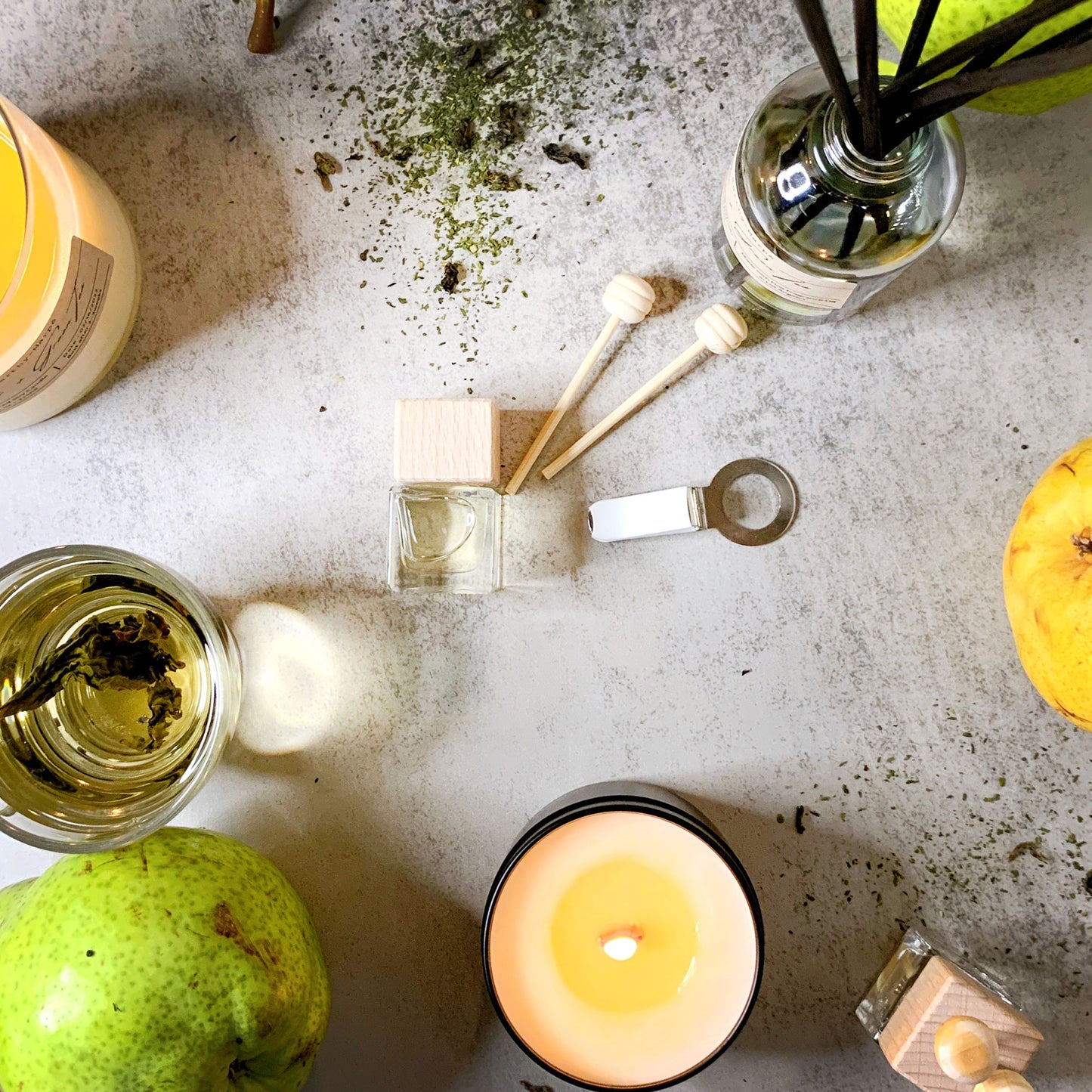 Pear Green Tea Car Diffuser