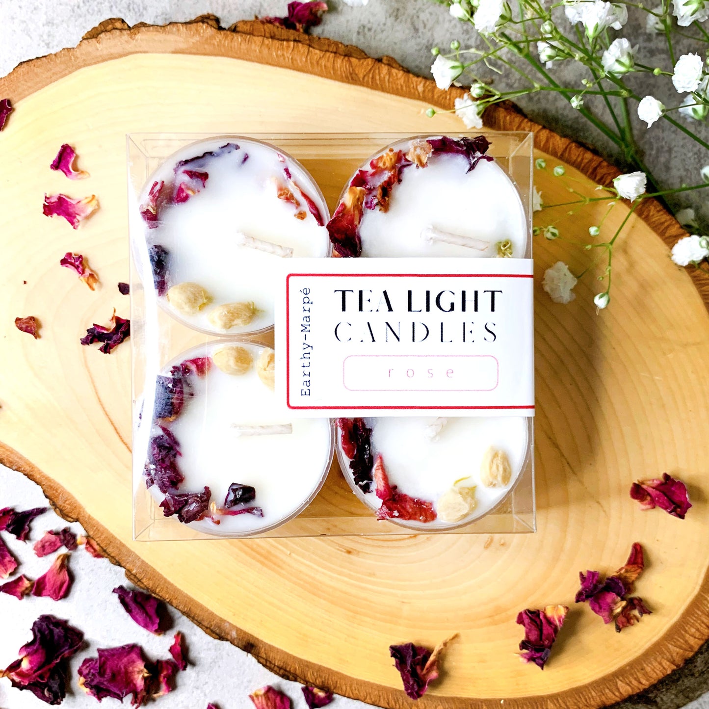 Floral Tealight Candles | Choose Your Scents!